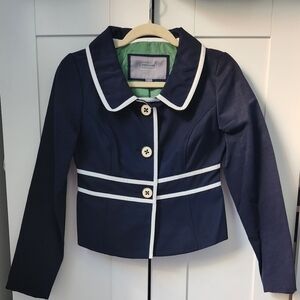 Navy Blue Blazer Suit Jacket